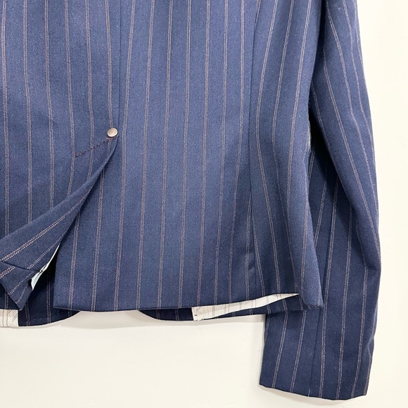 Fillmore Studios California Pinstripe Wool Blazer Jacket - Picture 9 of 11